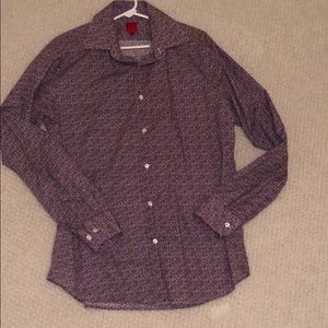 Pink & purple Saks 5th Ave button down